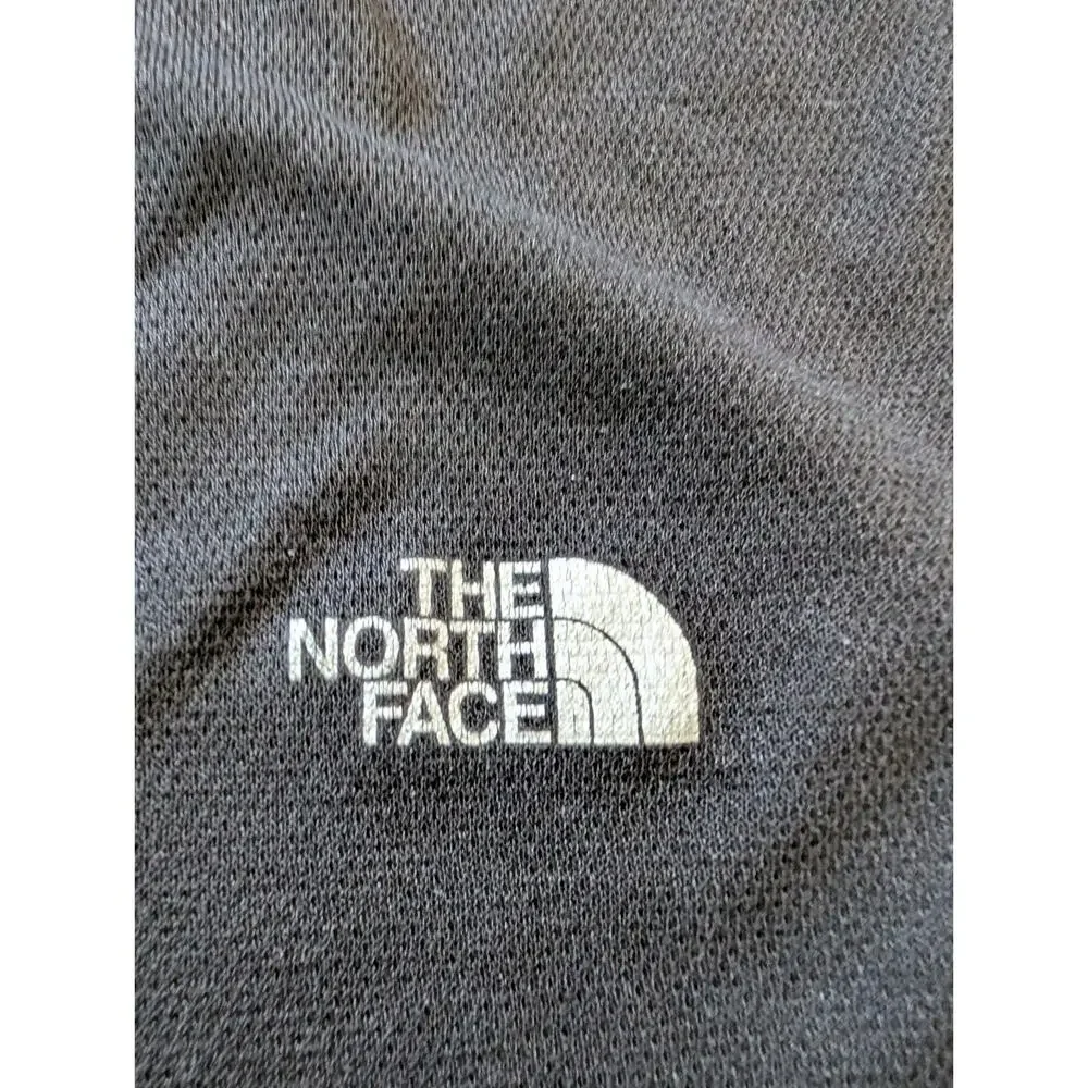 North Face Mens Size Large Black 1/4 Zip Long Sleeve Pullover Outdoor Hiking